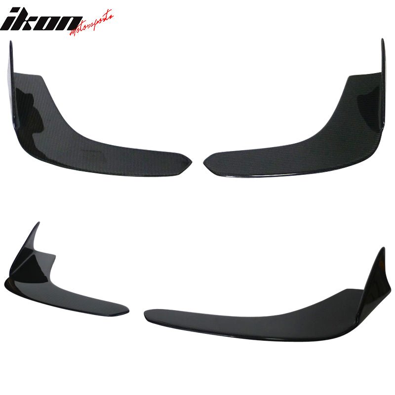 Clearance Sale Universal Type 1 Front Bumper Lip Spoiler Winglet Carbon Fiber