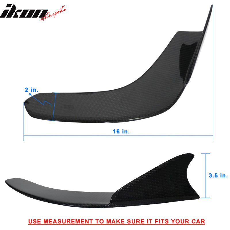 Clearance Sale Universal Type 1 Front Bumper Lip Spoiler Winglet Carbon Fiber