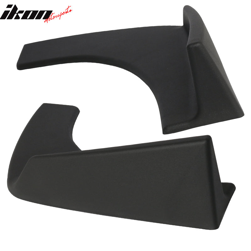 Universal Front Rear Bumper Lip Splitters Winglets Canard 30x4 Inches 2PC PP