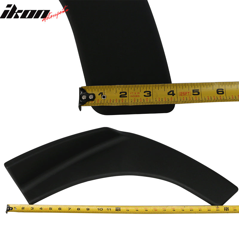 Universal Front Rear Bumper Lip Splitters Winglets Canard 30x4 Inches 2PC PP