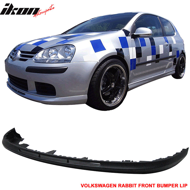 2006-2009 VW Golf MK5 Rabbit V-Style Unpainted Front Bumper Lip PU