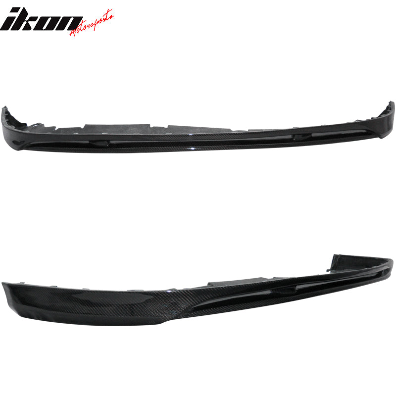 IKON MOTORSPORTS, Front Bumper Lip Compatible With 2006-2008 Volkswagen Golf 5 GTI , Matte Carbon Fiber Front Lip Spoiler Wing Chin Splitter, 2007