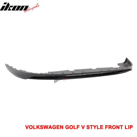 Fits 05-09 Volkswagen GTI Jetta V-Style Front Bumper Lip Spoiler Unpainted PU