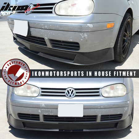 Fits 99-04 Volkswagen VW Golf MK4 MKIV P2 Style Front Bumper Lip Spoiler Chin PU