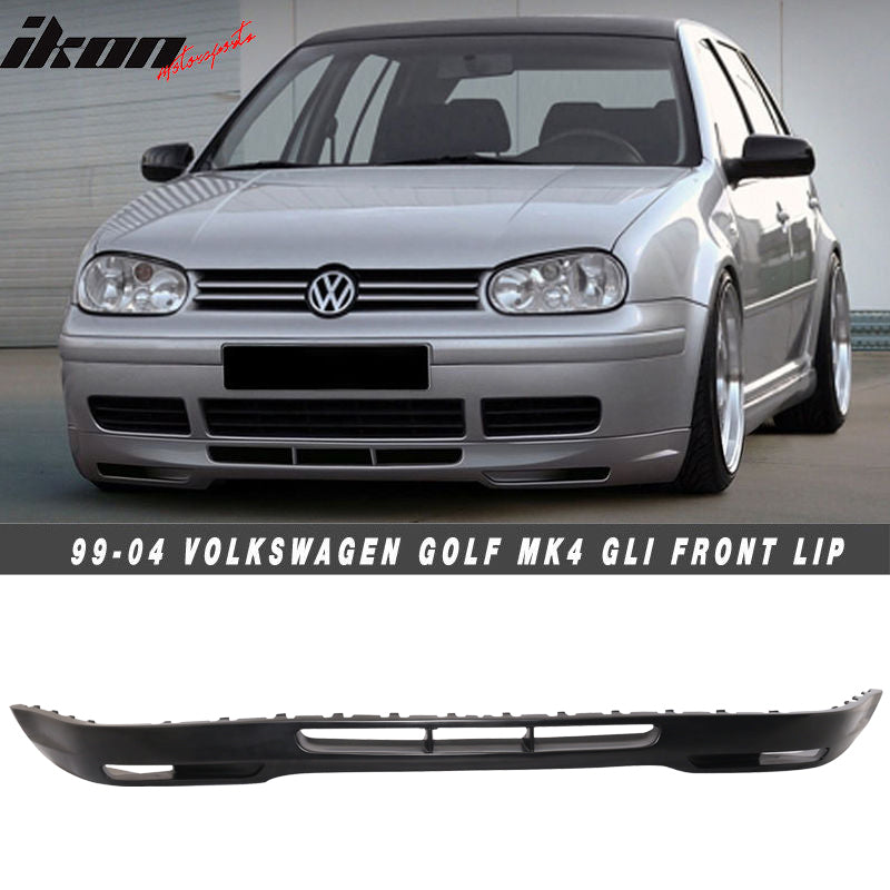 1999-2004 Volkswagen Golf MK4 GLI Style Unpainted Front Bumper Lip PU