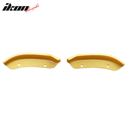 Fits 15-23 Dodge Challenger SRT Scat Pack 2PCS Front Bumper Lip Protector