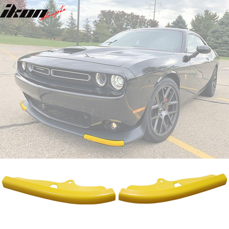 Fits 15-23 Dodge Challenger Scat Pack Front Bumper Lip Splitter Protector