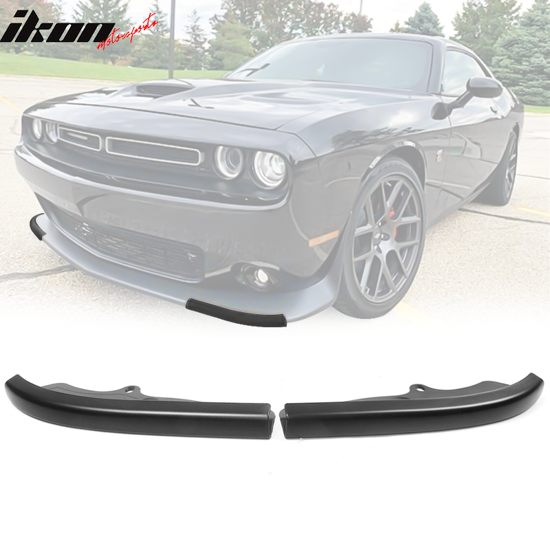 Fits 15-23 Dodge Challenger Scat Pack Front Bumper Lip Splitter Protector