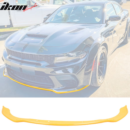 Fits 20-23 Dodge Charger Widebody OE Style Front Bumper Lip Protector ABS