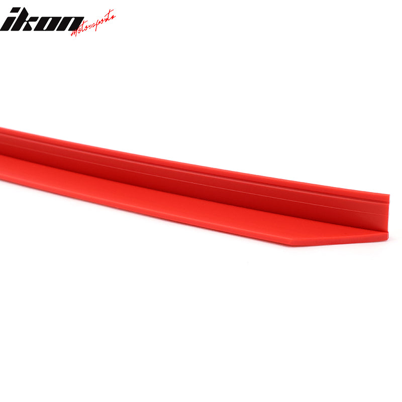 For 22-24 Subaru BRZ Coupe 2-Door STI Red Front Lip Cover Rear Apron Side Strake