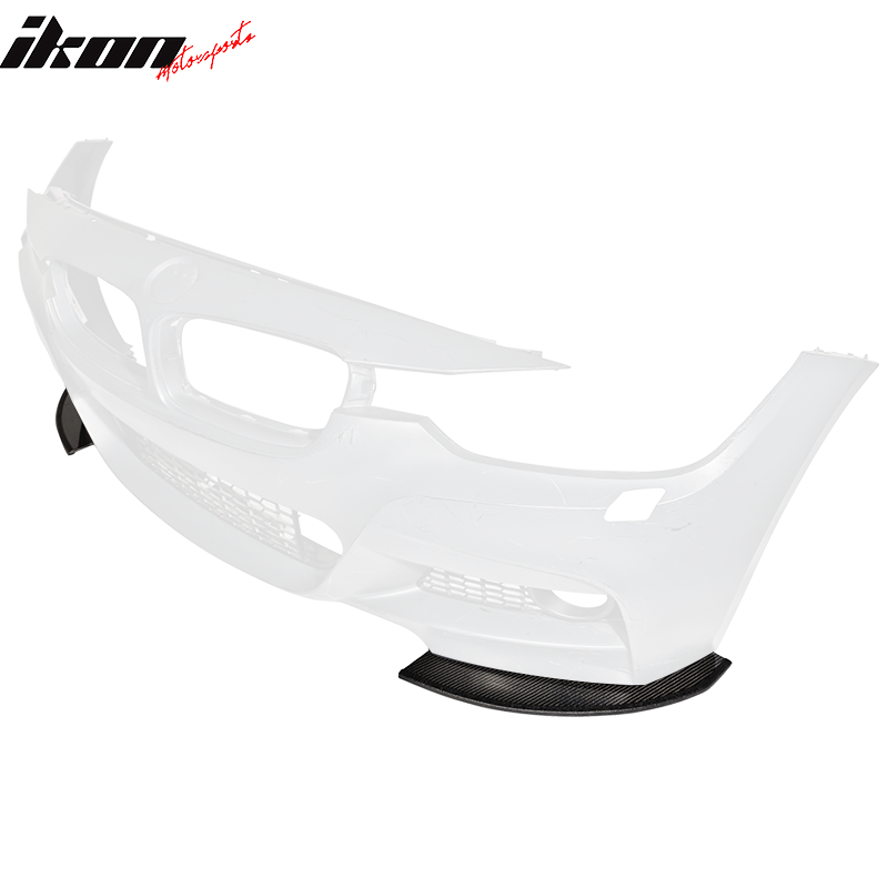 Fits 11-16 BMW F10 5 Series M Sport VR-S Style Carbon Fiber CF Front Bumper Lip