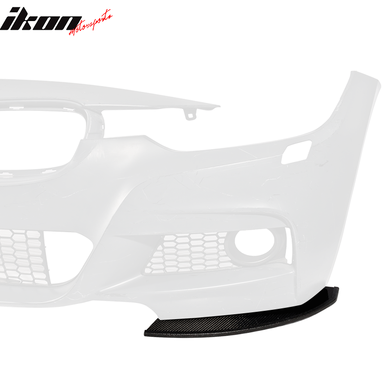 Fits 11-16 BMW F10 5 Series M Sport VR-S Style Carbon Fiber CF Front Bumper Lip