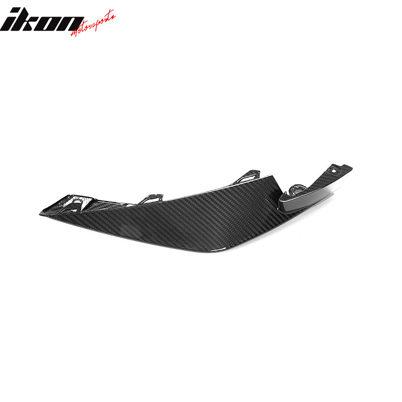 Fit 21-23 G80 M3 G82 G83 M4 OE Style Front Bumper Lip Splitters Dry Carbon Fiber