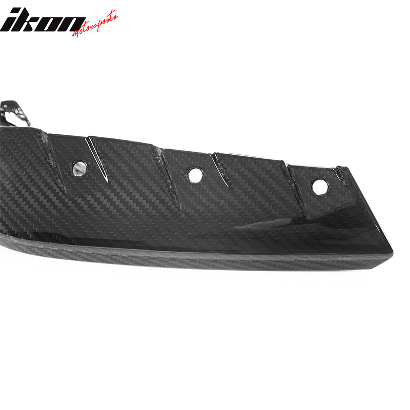 Fit 21-23 G80 M3 G82 G83 M4 OE Style Front Bumper Lip Splitters Dry Carbon Fiber