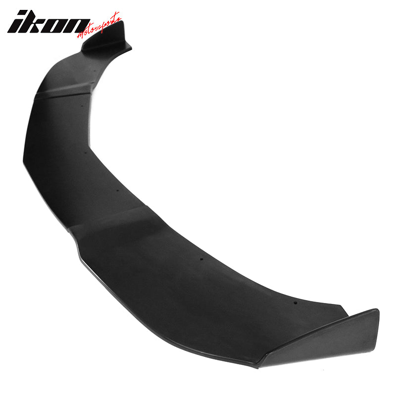 Fits 12-14 Dodge Charger SRT8 IKON Style 3PCS Front Bumper Lip Spoiler Kit PU