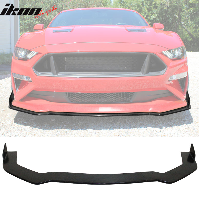 2018-2023 Ford Mustang EcoBoost GT IKON Front Bumper Lip Spoiler PU