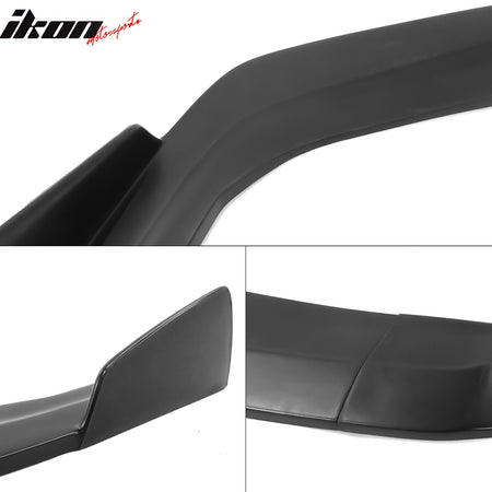 Fits 22-24 Honda Civic 11th Gen 4-Door IKON Unpainted Front Bumper Lip 3PCS - PU