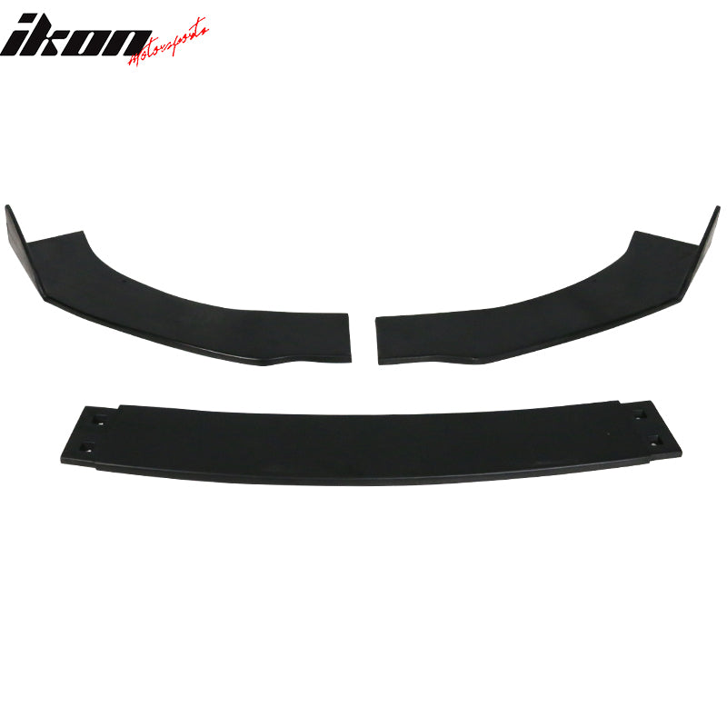 Fits 13-16 Hyundai Genesis Coupe 2DR PU IKON Style 3PCS Front Bumper Lip Spoiler