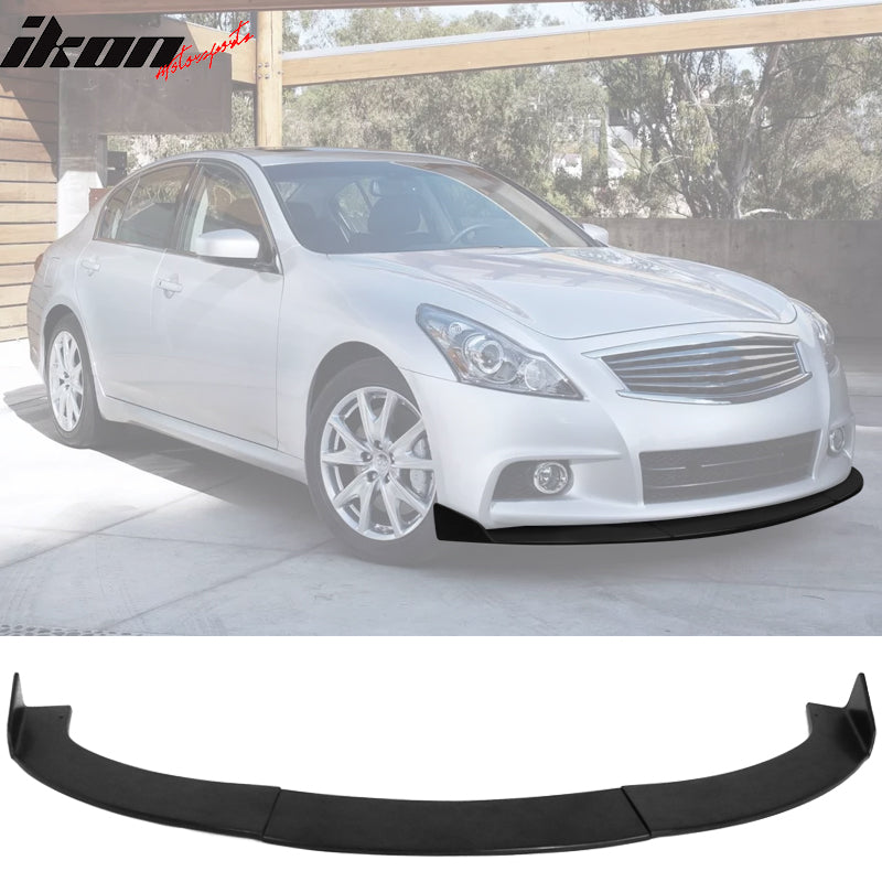 2010-2013 Infiniti G37 2011-2012 G25 Sedan IKON Front Bumper Lip PU