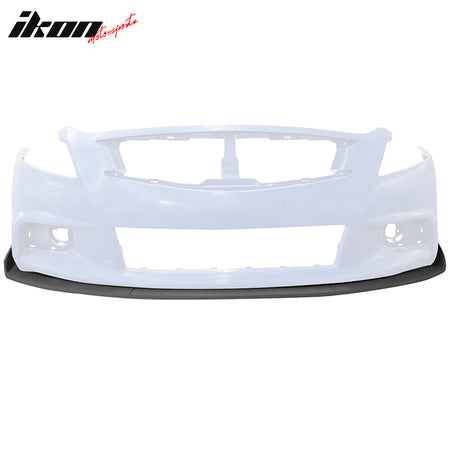 Fits 10-13 Infiniti G37 & 11-12 G25 Sedan IKON Front Bumper Lip Spoiler PU 3PCS