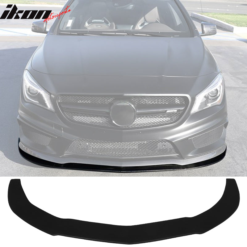 2014-2018 Mercedes-Benz C117 CLA Class Front Bumper Lip Matte Black