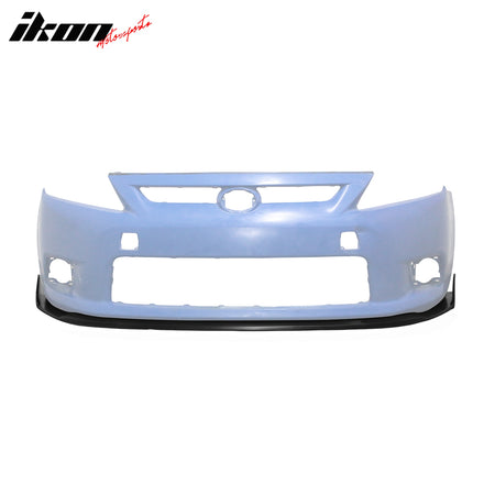 Fits 11-13 Scion tC Front Bumper Lip Spoiler Chin Splitter Unpainted PU 3PC