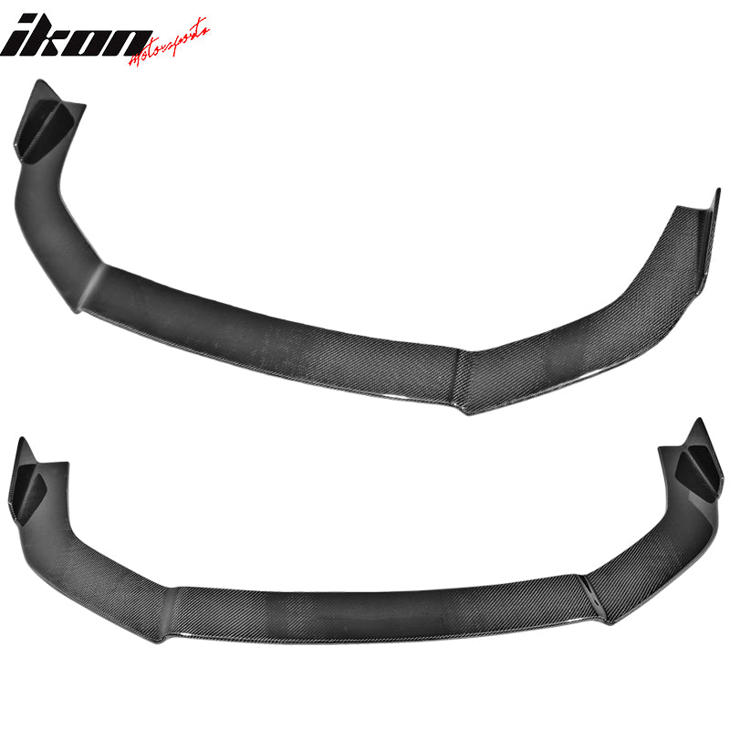 Fits 14-16 Scion tC V1 Style Front Bumper Lip Spoiler Splitter Carbon Fiber CF