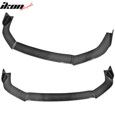 Fits 14-16 Scion tC V1 Style Front Bumper Lip Spoiler Splitter Carbon Fiber CF