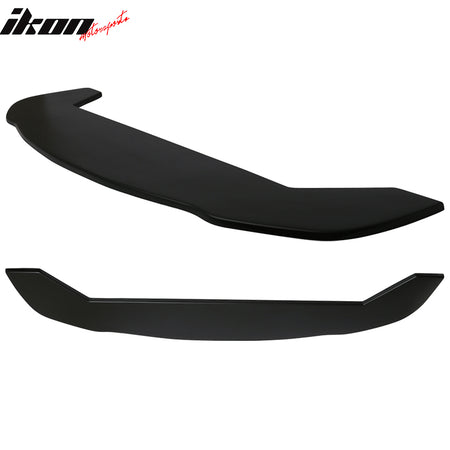 Fits Universal Type 4 Front Bumper Lip Spoiler Valance Guard Unpainted Black PP