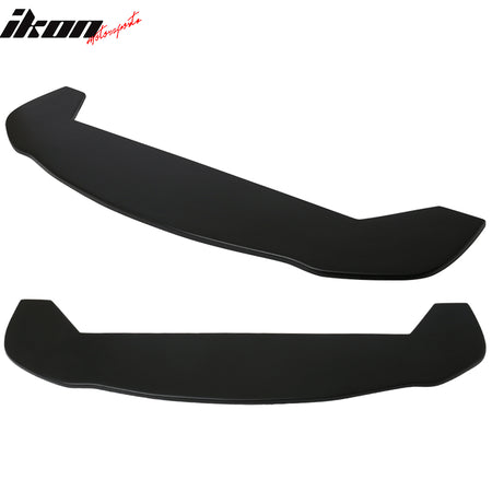 Fits Universal Type 4 Front Bumper Lip Spoiler Valance Guard Unpainted Black PP