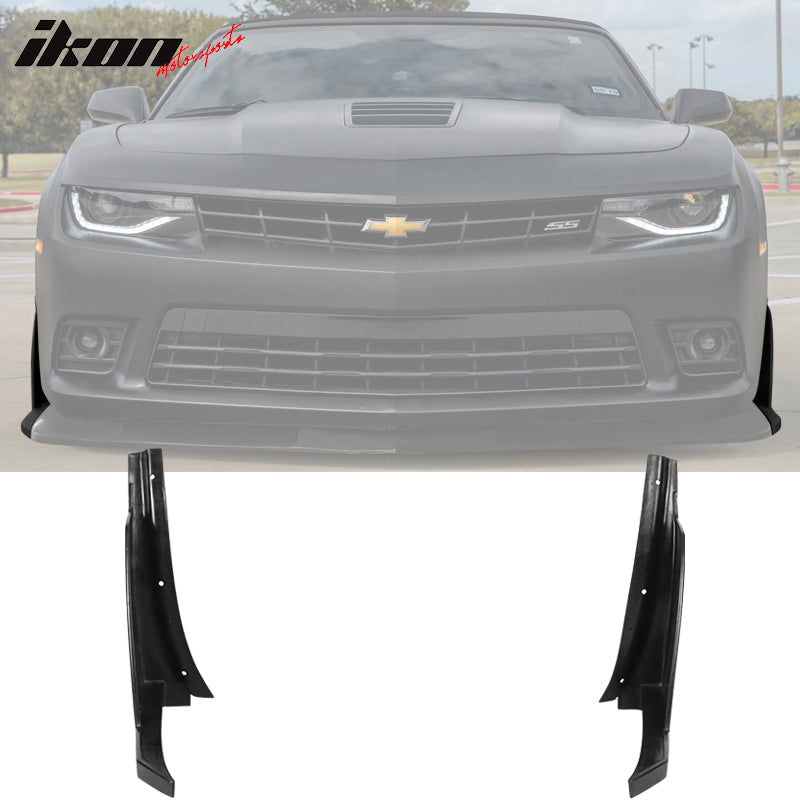 2014-2015 Chevrolet Camaro SS 1LE Style Front Bumper Lip Winglet PU