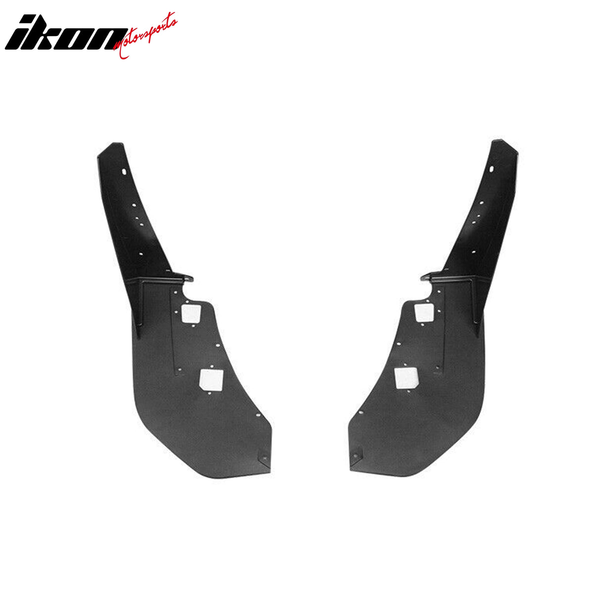 Fits 15-23 Ford Mustang GT500 Style 2PCS Front Bumper Corner Spoiler Winglets PP