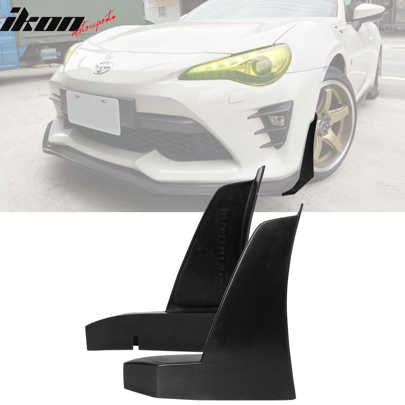 2017-2020 Toyota 86 CS Style Front Bumper Lip Splitter Winglets  PU