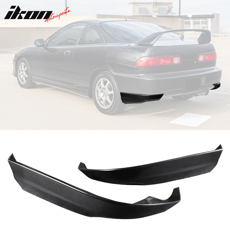 1998-2001 Acura Integra Hatchback USDM Style Black Rear Bumper Lip PU