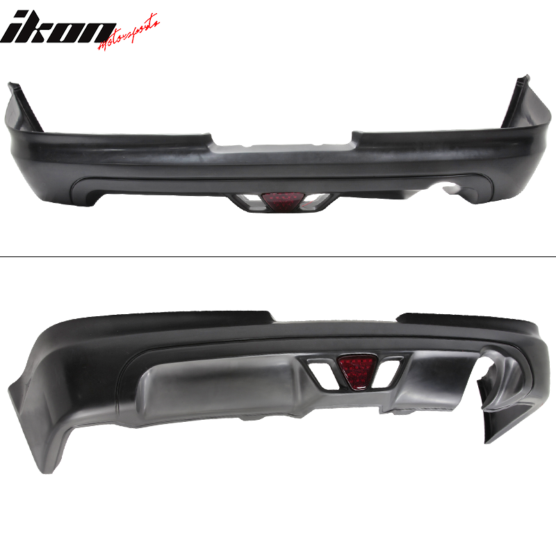 Fits 02-04 Acura RSX Mugen Style Rear Lip Spoiler Diffuser w/ LED Brake Light