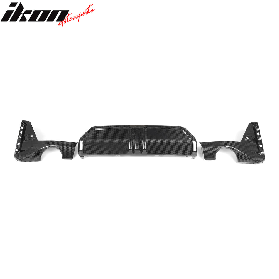 2023-2024 BMW 3 Series G20 LCI MP Style Rear Lip Dry Carbon Fiber