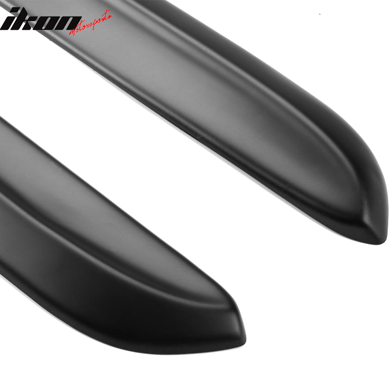 Fits 12-14 Dodge Charger SRT8 2PCS Rear Bumper Lip Canard Aprons PP Matte Black