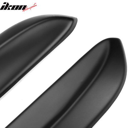 Fits 12-14 Dodge Charger SRT8 2PCS Rear Bumper Lip Canard Aprons PP Matte Black