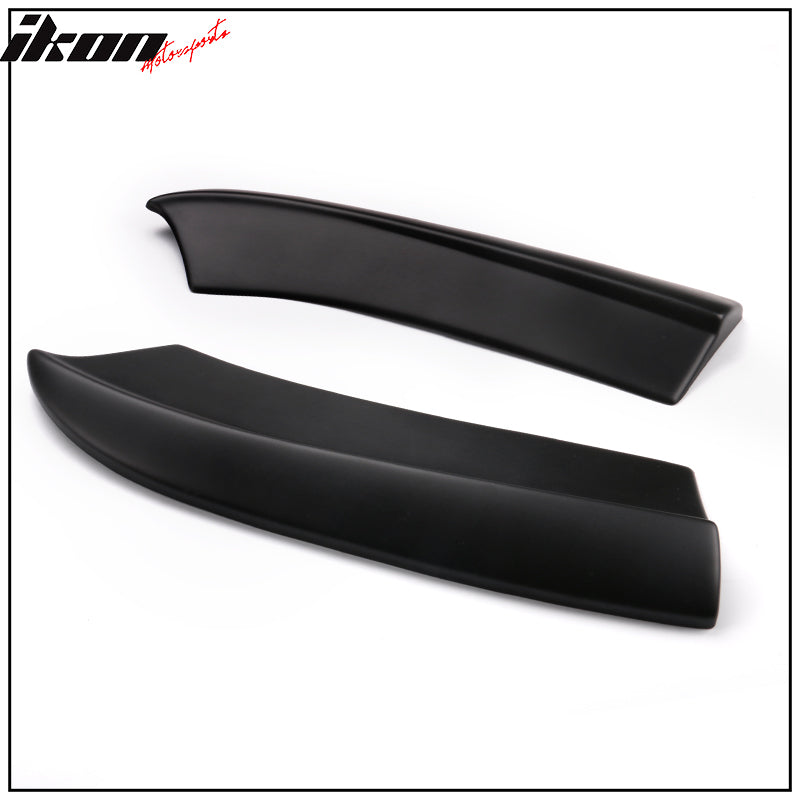 Fits 15-23 Dodge Charger Rear Bumper Lip Diffuser Side Apron Spat PP Matte Black