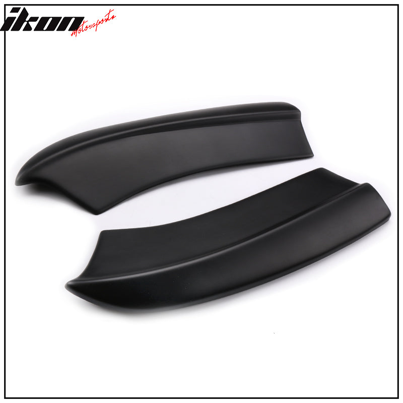 Fits 15-23 Dodge Charger Rear Bumper Lip Diffuser Side Apron Spat PP Matte Black