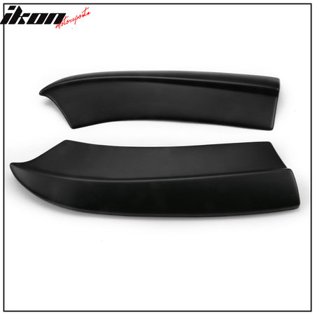 Fits 15-23 Dodge Charger Rear Bumper Lip Diffuser Side Apron Spat PP Matte Black