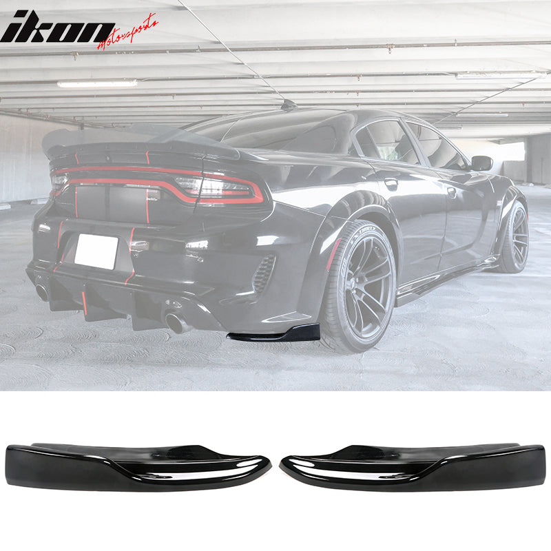 Fits 20-23 Charger Widebody Rear Bumper Side Apron Spat Valance - PP