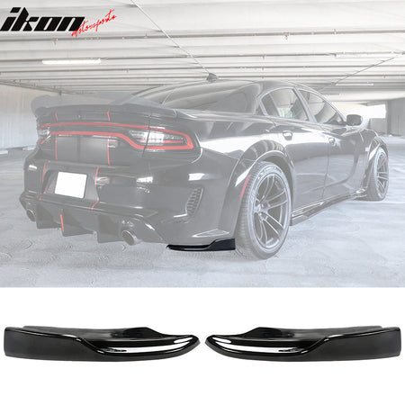 Fits 20-23 Charger Widebody Rear Bumper Side Apron Spat Valance - PP