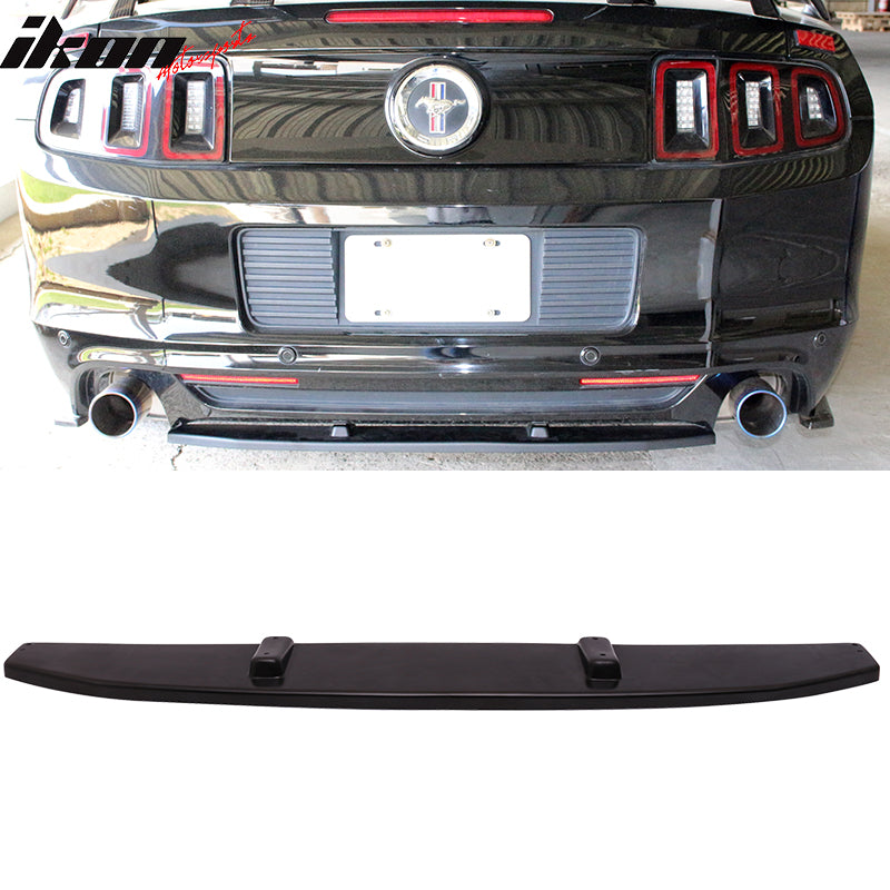 2013-2014 Ford Mustang V6 V8 PU Rear Bumper Center Diffuser Splitter