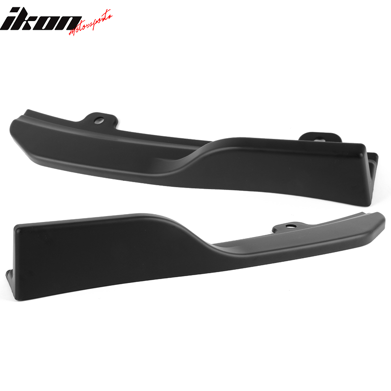 Fits 18-22 Honda Accord OE Style Rear Bumper Splitters Aprons Unpainted Black PP