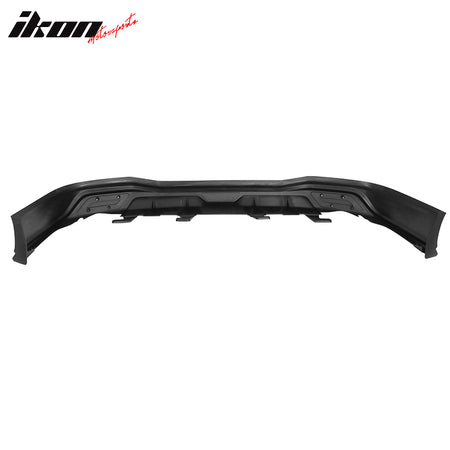 Fits 22-24 Honda Civic 11th Gen Sedan PP Rear Bumper Lip Diffuser W/ Muffler Tip