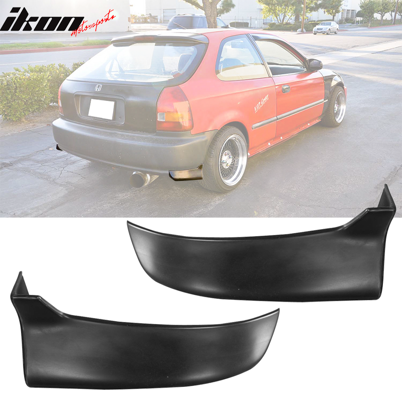 1996-2000 Honda Civic 3DR Hatchback Mugen Rear Bumper Lip Aprons