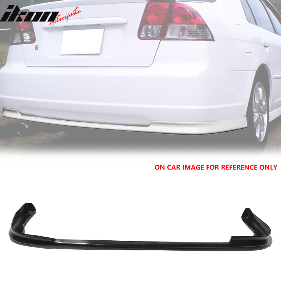 Rear Diffuser For 2001-2004 Honda Civic Sedan 4-Door Type-R Style