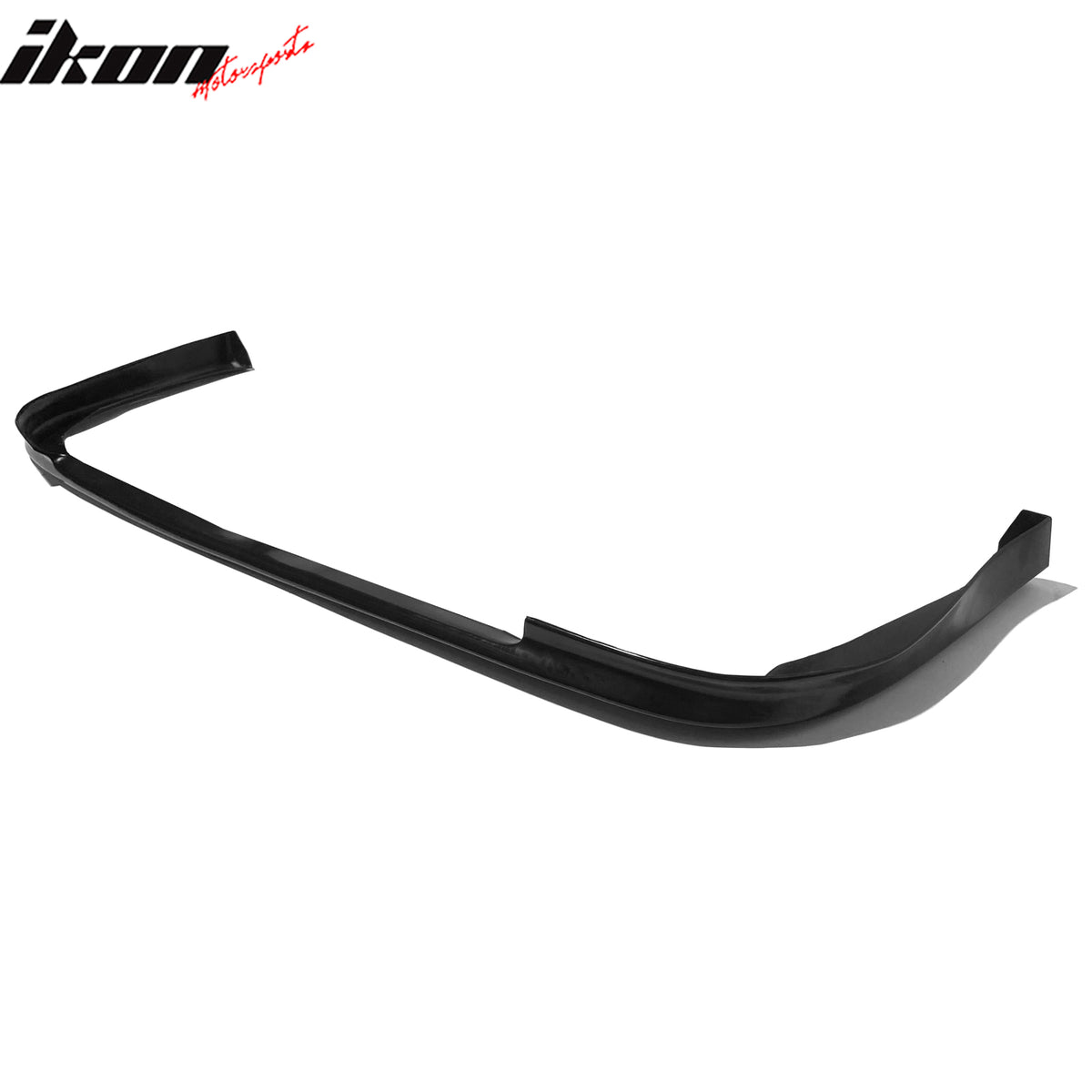 IKON MOTORSPORTS Rear Bumper Lip, Compatible with 2001-2004 Honda Civic Sedan 4-Door, Type-R Style Unpainted Black PU Polyurethane Rear Lower Spoiler Air Dam Chin Valance Splitter 1Piece