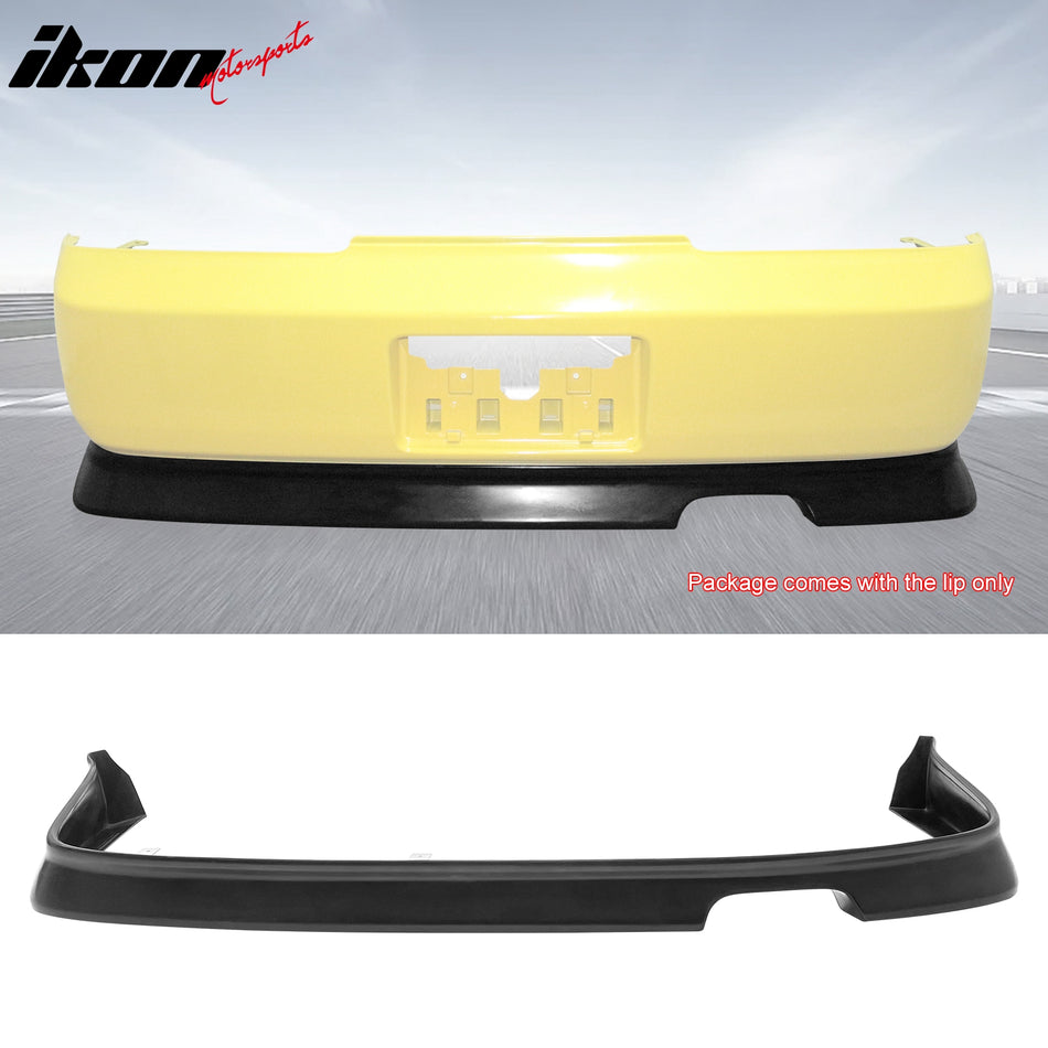 1997-2001 Honda Prelude WW Style Rear Bumper Lip Spoiler Splitter PU